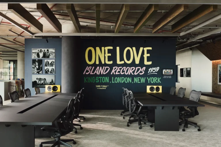 Inside Island Records and EMI’s Art-Filled New London Headquarters